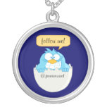 Follow Me Social Networking Necklace