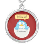 Follow Me Social Networking Necklace