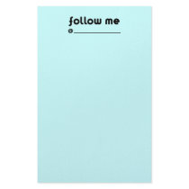 follow me @ stationery by TwitterShirts follow me @ stationery
