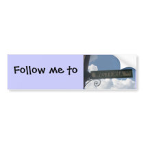 Follow me to Wysteria Lane bumper stickers by bonnievoyage Follow me to Wysteria Lane bumper stickers