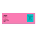 Follow Me! Twitter/Facebook/MySpace party business cards