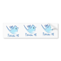 Follow ME Twitter  Gifts and Swirls T-shirts bumper stickers