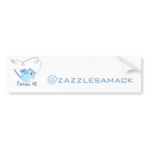 Follow ME Twitter  Gifts and Swirls T-shirts bumper stickers