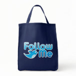 Follow Me Twitter Mr Funny Parody Tote Bags