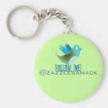 Follow Me @ YOUR Twitter Address Key Chain