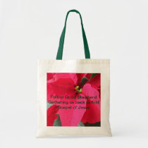 Follow Shepherd Red Poinsettia Bag bags