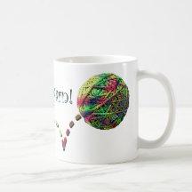 Follow that yarn! coffee mug