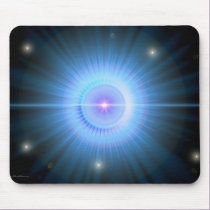 Follow the Blue Star HOME mousepads by Maia Follow the Blue Star HOME mousepads