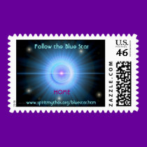 Follow the Blue Star HOME postage by Maia Follow the Blue Star HOME postage