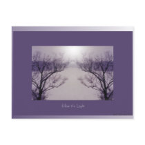 Follow the Light Photo Postcard by quakershop Follow the Light Photo Postcard