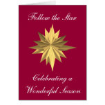 Follow the Star Card