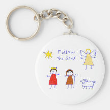 Follow The Star Key Chain