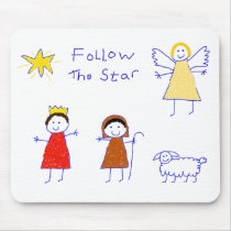 Follow The Star Mousepads