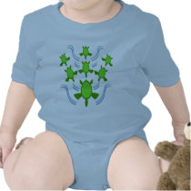 Follow the Turtles 2-Sided Infant Creeper