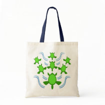 Follow the Turtles Canvas Bags