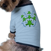 Follow the Turtles Dog Shirts