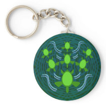 Follow the Turtles Keychain