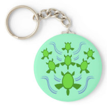 Follow the Turtles Keychain