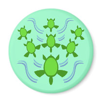 Follow the Turtles Magnets