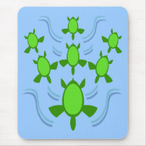 Follow the Turtles Mousepad