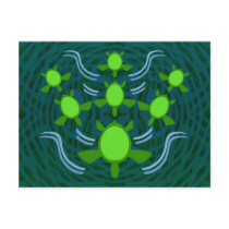 Follow the Turtles Postcard