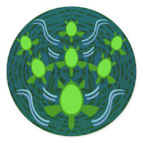 Follow the Turtles Stickers