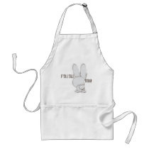 follow the white rabbit aprons