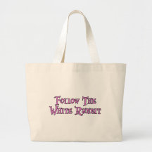 Follow The White Rabbit Bag