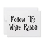 Follow The White Rabbit Announcement