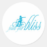 Follow Your Bliss Round Sticker