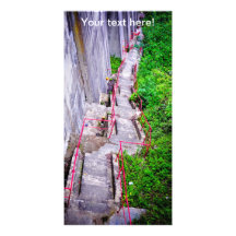 Follow your destiny photo greeting card
