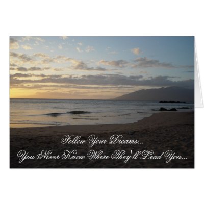 Follow Your Dreams.. Greeting Cards by seashell2