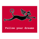 Follow your dreams post cards