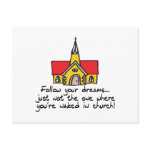 Follow Your Dreams postcards by fullofNuts Follow Your Dreams postcards