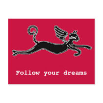 Follow your dreams postcards
