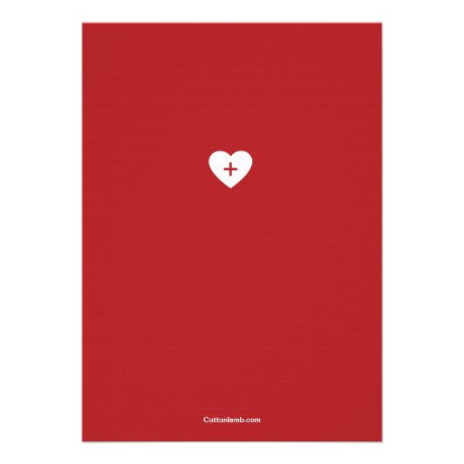 Follow Your Heart Nursing School Graduation Inv. Invitations