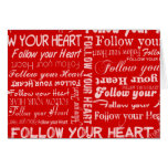 Follow Your Heart (Red) cards