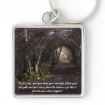 Follow Your Own Path Keychain keychains
