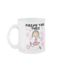 Follow Your Toes Ballerina Tshirts and Gifts Coffee Mugs