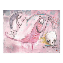Following Death postcards