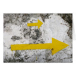 Following the Yellow Arrows Card