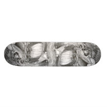 FOMORII ALIENS CUSTOM SKATE BOARD