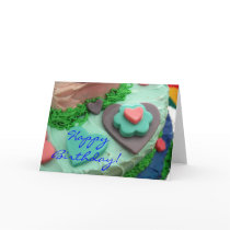 Fondant Birthday Card