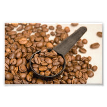 Fondo de los granos de café impresiones fotograficas