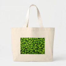 Fondo de los guisantes verdes bolsa