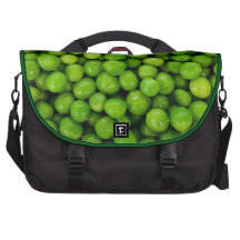 Fondo de los guisantes verdes bolsas de portatil