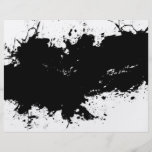 Fondo salpicado sucio de la tinta tarjetas informativas