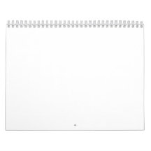 Fondos blancos clásicos en un calendario