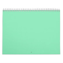 Fondos de la verde menta en un calendario