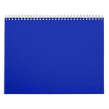 Fondos del azul real en un calendario